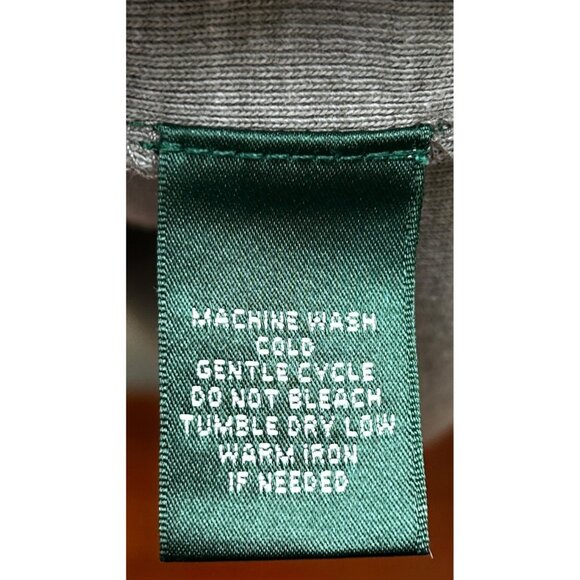 Lauren Ralph Lauren Womens Tunic Dress Sz S Gray Toggle Neck Preppy Classic Fall - Picture 6 of 7